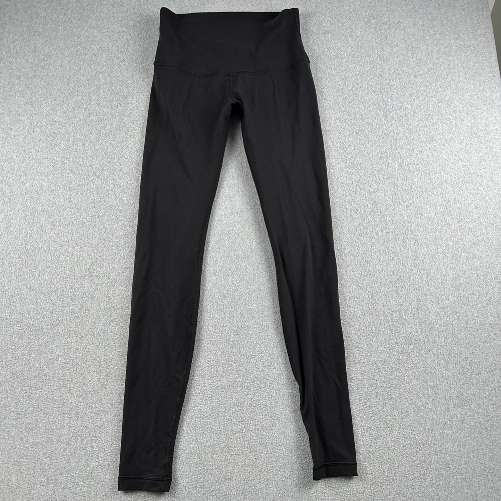 Lululemon Leggings Womens 4 Black Align High Rise Full Length Yoga Pants Pilling